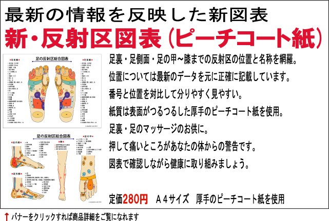 官足法 反射区図表
